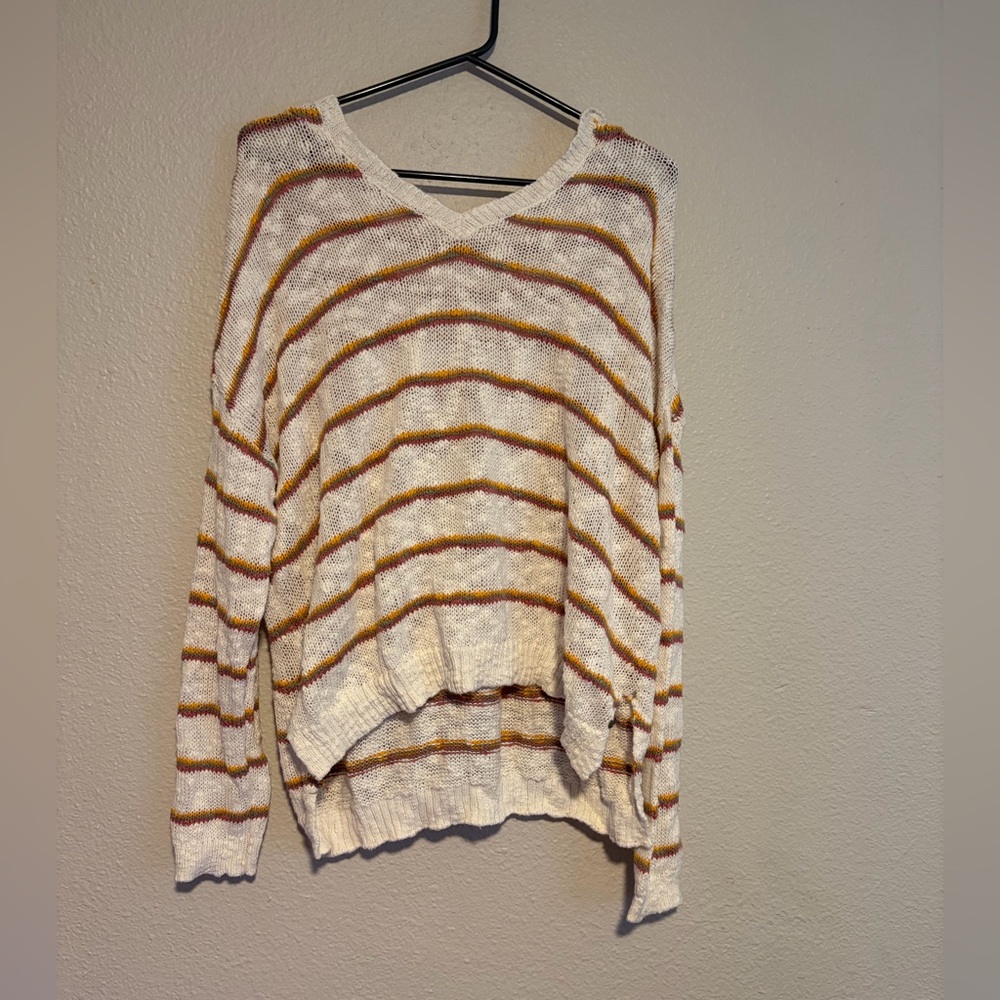 Roxy Multicolor Knit Hooded Sweater